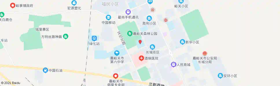 嘉峪关体育馆_公交站地图_嘉峪关公交_妙搜公交查询2025