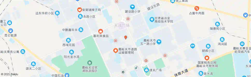 嘉峪关雍和街区_公交站地图_嘉峪关公交_妙搜公交查询2025