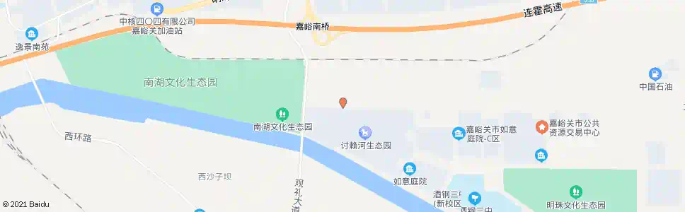 嘉峪关讨赖河公园(园林局人防大楼)_公交站地图_嘉峪关公交_妙搜公交查询2025
