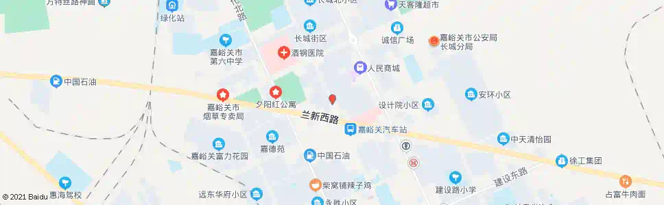 嘉峪关人民街区_公交站地图_嘉峪关公交_妙搜公交查询2025