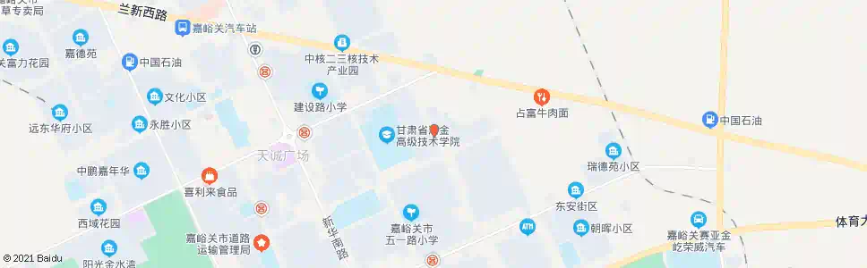 嘉峪关同乐市场_公交站地图_嘉峪关公交_妙搜公交查询2025