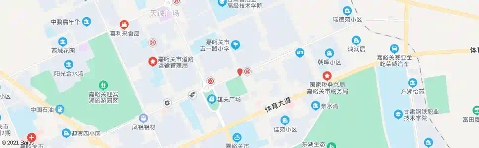 嘉峪关易都摩尔_公交站地图_嘉峪关公交_妙搜公交查询2025