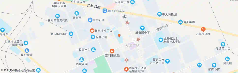 嘉峪关市一中_公交站地图_嘉峪关公交_妙搜公交查询2025