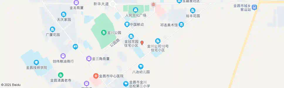 金昌格力空调_公交站地图_金昌公交_妙搜公交查询2025
