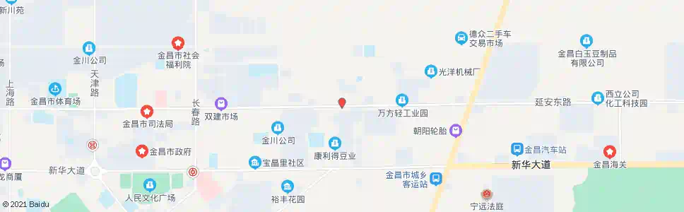 金昌二十二区_公交站地图_金昌公交_妙搜公交查询2025
