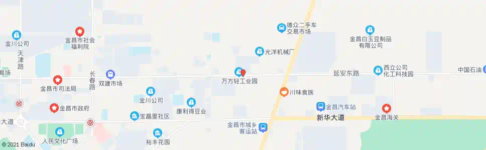 金昌万方公司_公交站地图_金昌公交_妙搜公交查询2025