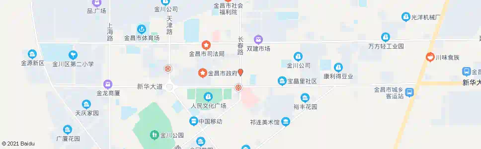 金昌金川区政府_公交站地图_金昌公交_妙搜公交查询2025