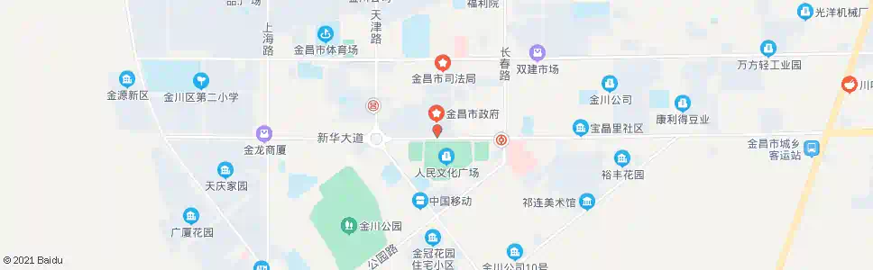 金昌动力厂_公交站地图_金昌公交_妙搜公交查询2025
