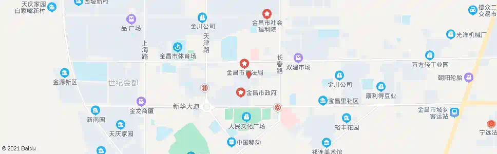 金昌公司一高分部_公交站地图_金昌公交_妙搜公交查询2025
