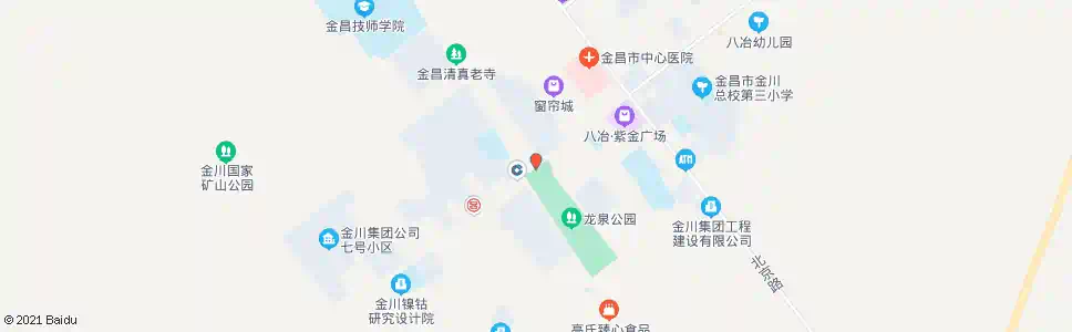金昌龙泉公园_公交站地图_金昌公交_妙搜公交查询2025