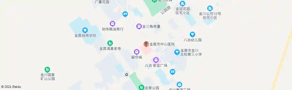 金昌公司医院_公交站地图_金昌公交_妙搜公交查询2025