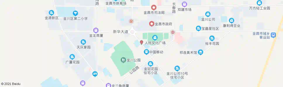 金昌区一小_公交站地图_金昌公交_妙搜公交查询2025
