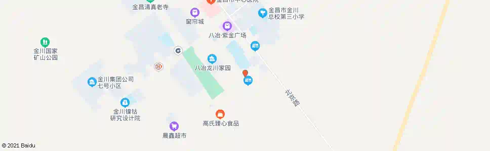 金昌东方红市场_公交站地图_金昌公交_妙搜公交查询2025