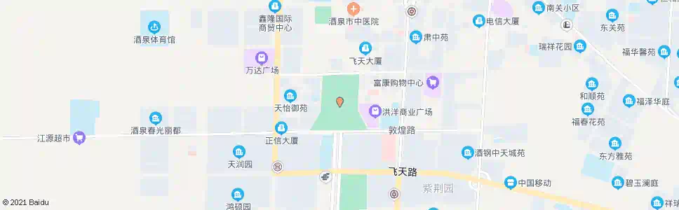 酒泉市政广场_公交站地图_酒泉公交_妙搜公交查询2025