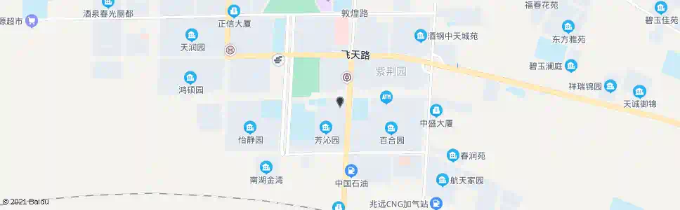 酒泉芳沁园_公交站地图_酒泉公交_妙搜公交查询2025