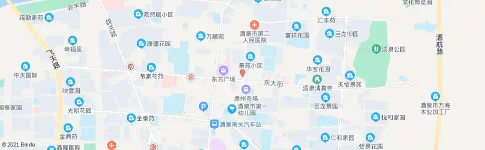 酒泉邮电街口_公交站地图_酒泉公交_妙搜公交查询2025