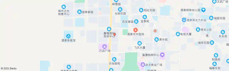 酒泉阳光小区_公交站地图_酒泉公交_妙搜公交查询2025