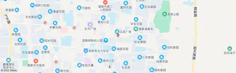 酒泉南后街口_公交站地图_酒泉公交_妙搜公交查询2025