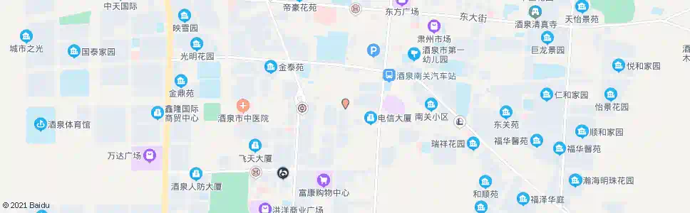 酒泉晋城路口_公交站地图_酒泉公交_妙搜公交查询2025