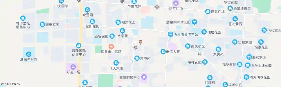 酒泉交警支队_公交站地图_酒泉公交_妙搜公交查询2025