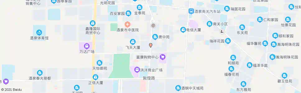 酒泉肃州北路_公交站地图_酒泉公交_妙搜公交查询2025