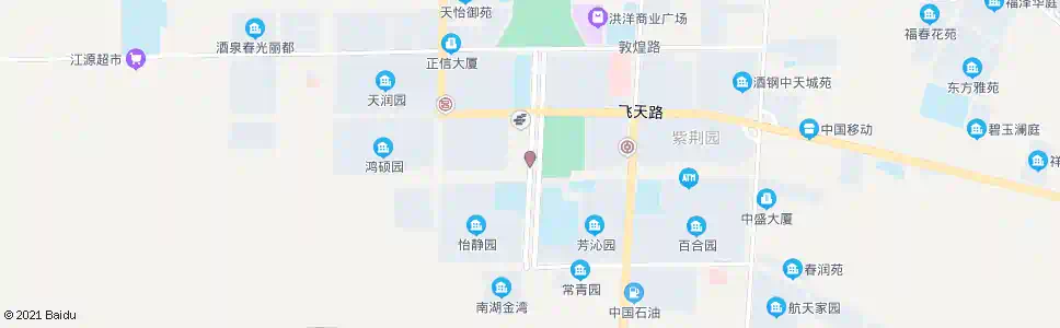 酒泉西部天地_公交站地图_酒泉公交_妙搜公交查询2025