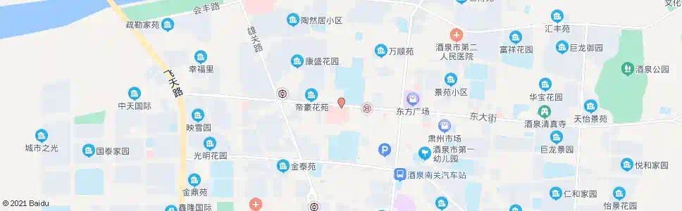 酒泉市医院_公交站地图_酒泉公交_妙搜公交查询2025