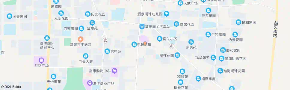 酒泉电视台_公交站地图_酒泉公交_妙搜公交查询2025