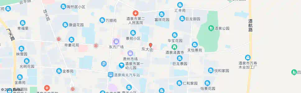 酒泉东关什字_公交站地图_酒泉公交_妙搜公交查询2025