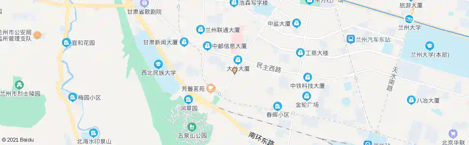 兰州闵家桥_公交站地图_兰州公交_妙搜公交查询2025