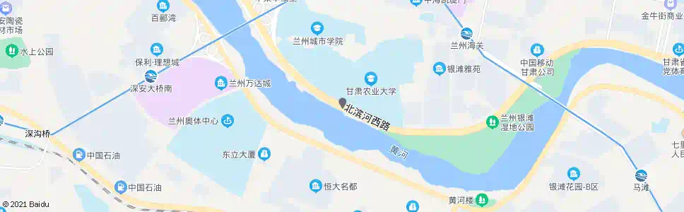 兰州北滨河西路_公交站地图_兰州公交_妙搜公交查询2025