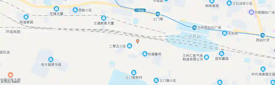 兰州二五家属院_公交站地图_兰州公交_妙搜公交查询2025