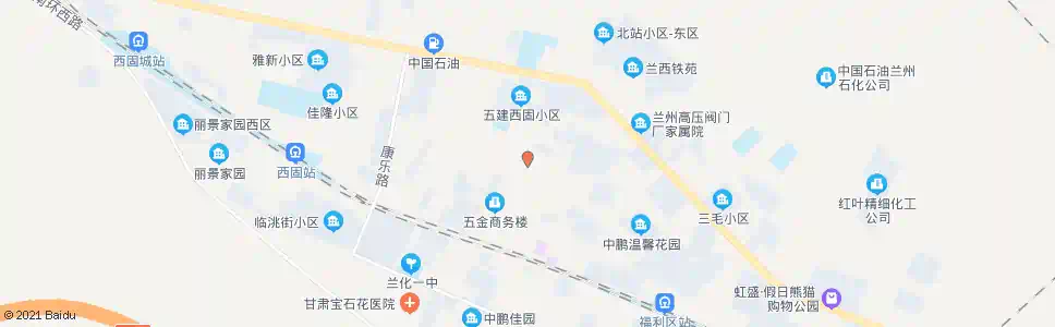 兰州西固中街_公交站地图_兰州公交_妙搜公交查询2025