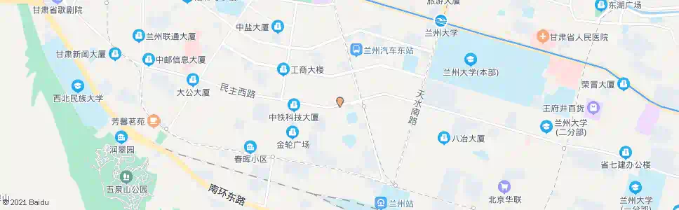 兰州邮电大楼_公交站地图_兰州公交_妙搜公交查询2025