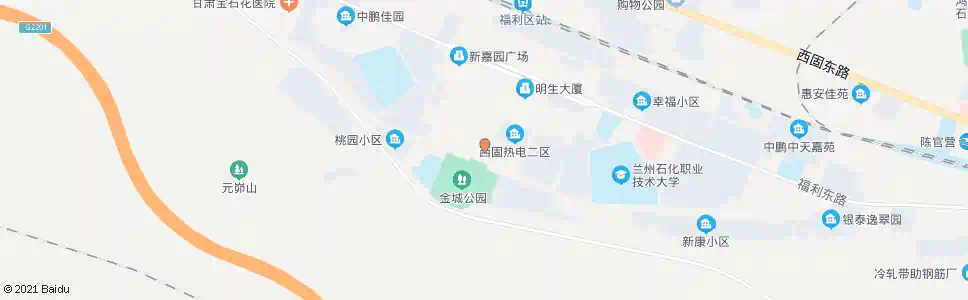 兰州西固金城公园_公交站地图_兰州公交_妙搜公交查询2025