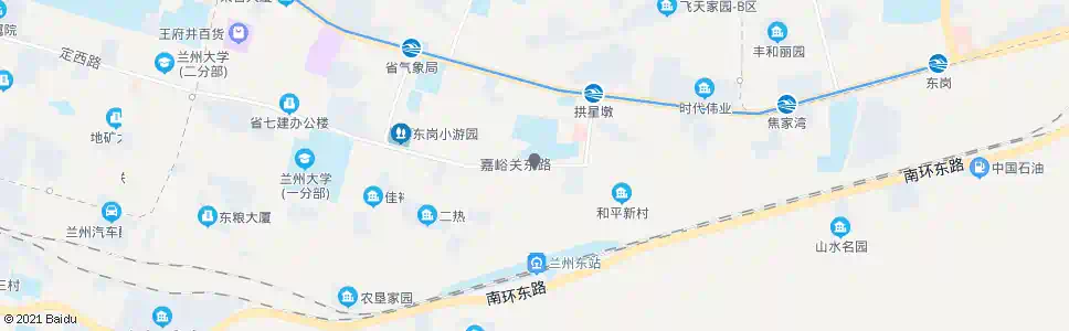 兰州嘉峪关东路_公交站地图_兰州公交_妙搜公交查询2025