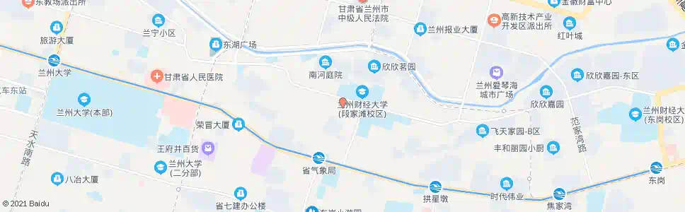 兰州省第三人民医院(段家滩)_公交站地图_兰州公交_妙搜公交查询2025