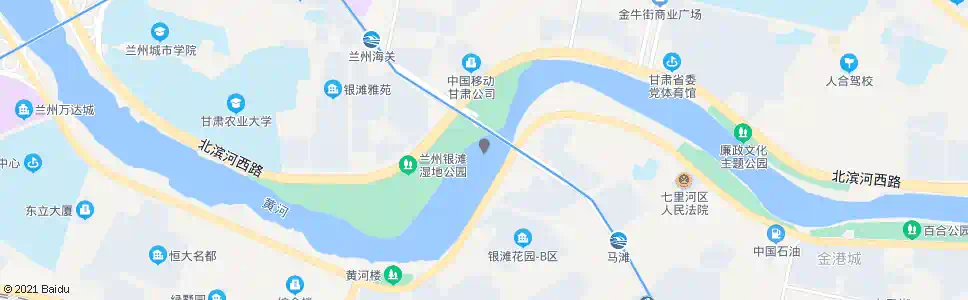 兰州银滩大桥_公交站地图_兰州公交_妙搜公交查询2025