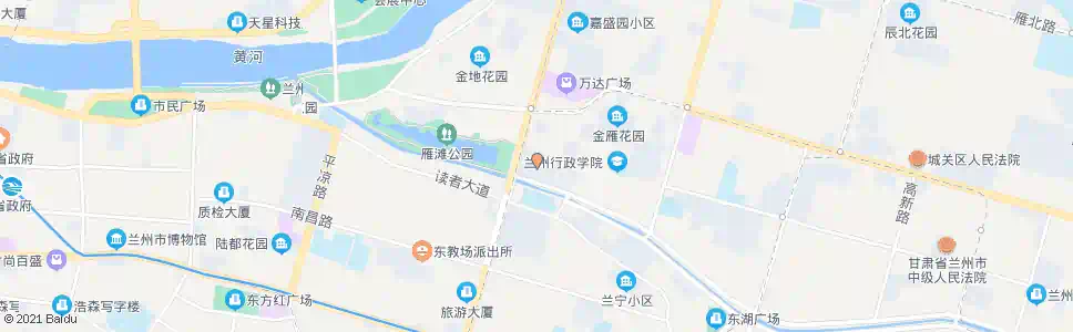 兰州雁滩家具市场_公交站地图_兰州公交_妙搜公交查询2025
