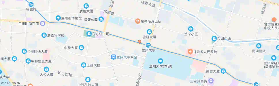 兰州盘旋路西口_公交站地图_兰州公交_妙搜公交查询2025