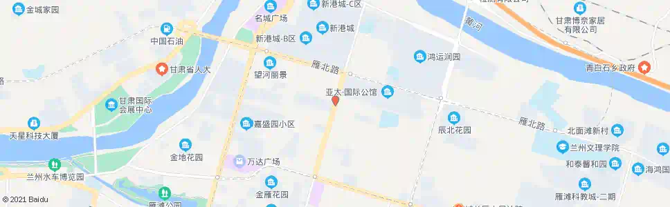 兰州雁滩工业城_公交站地图_兰州公交_妙搜公交查询2025