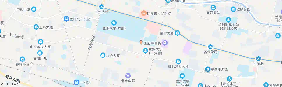 兰州七中后门_公交站地图_兰州公交_妙搜公交查询2025