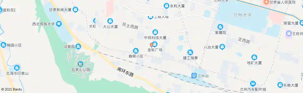 兰州金轮广场_公交站地图_兰州公交_妙搜公交查询2025
