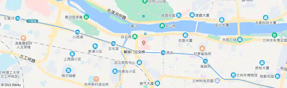 兰州职工医院_公交站地图_兰州公交_妙搜公交查询2025