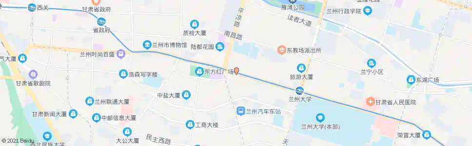 兰州兰州华夏医院(广场东口)_公交站地图_兰州公交_妙搜公交查询2025