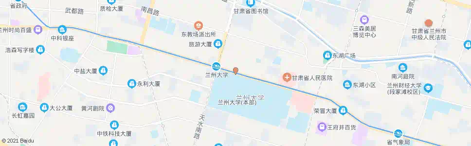 兰州盘旋路东口_公交站地图_兰州公交_妙搜公交查询2025