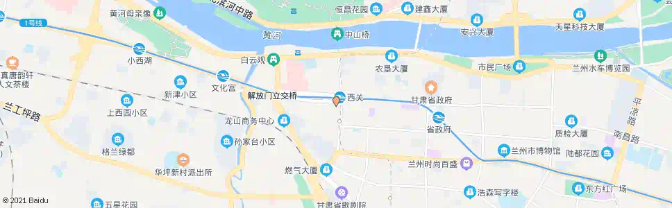 兰州西关什字_公交站地图_兰州公交_妙搜公交查询2025