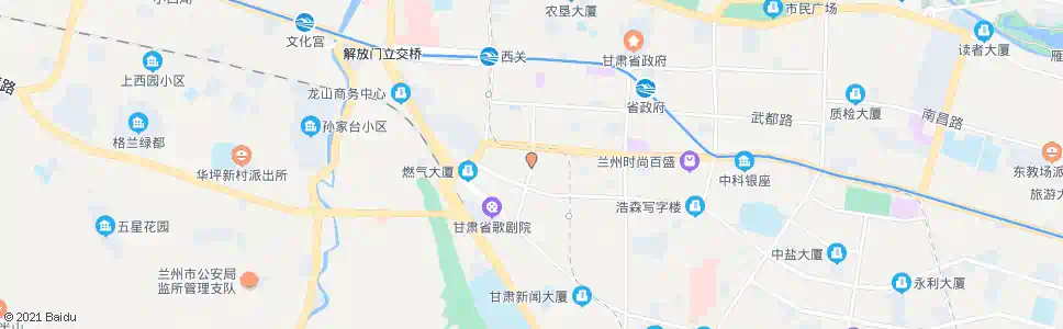 兰州东风剧院_公交站地图_兰州公交_妙搜公交查询2025