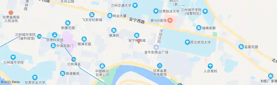 兰州安宁科教城_公交站地图_兰州公交_妙搜公交查询2025