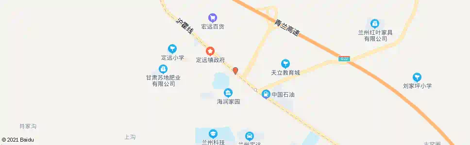 兰州定远五中_公交站地图_兰州公交_妙搜公交查询2025